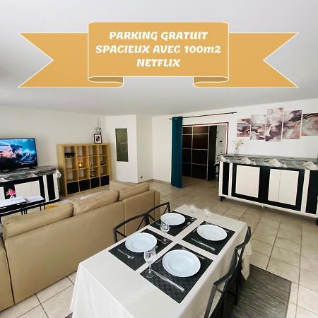 Parking & 100M2 En Plein Centre Ville Apartment Reims Exterior photo